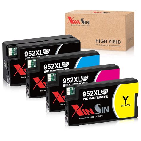 4x Ink Cartridge 952 XL for HP OfficeJet Pro 7720 8210 8710 8720 8730 8740 8747 Ink Cartridges ...