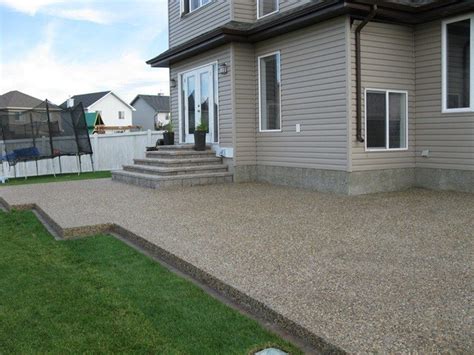 Exposed Aggregate Concrete Patio Ideas