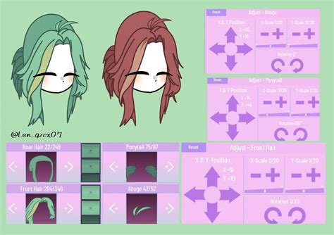 Gacha tomboy girl hair | Club design, Club hairstyles, Sketches tutorial