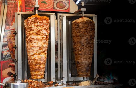 Traditional Turkish Doner Kebab kebab on skewer. Turkish cuisine street food 17265558 Stock ...