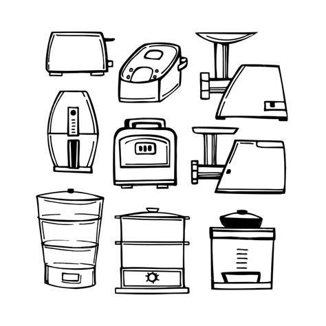 Hand Drawn Appliances PNG, Vector, PSD, and Clipart With Transparent Background for Free ...