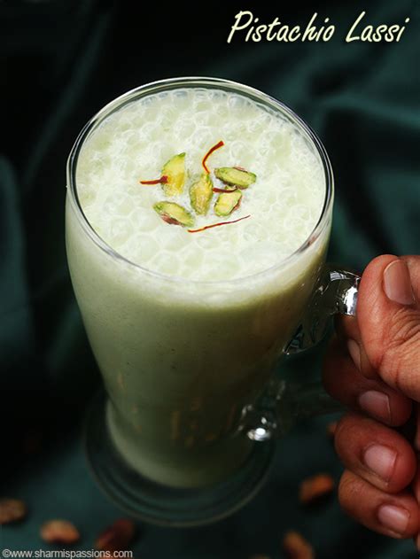 Pista Lassi Recipe | Pistachio Lassi Recipe - Sharmis Passions