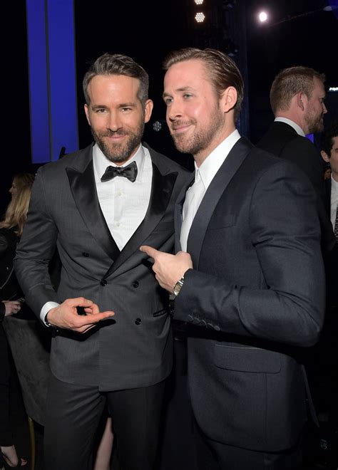 Watch Ryan Gosling and Ryan Reynolds Point at Each Other