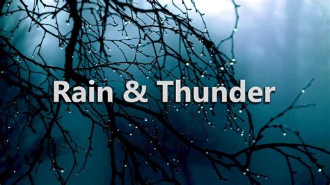 Thunderstorm Sounds (10 HOURS) Rain & Thunder Sounds For Sleep, Study, Relaxation 🌧️ - YouTube