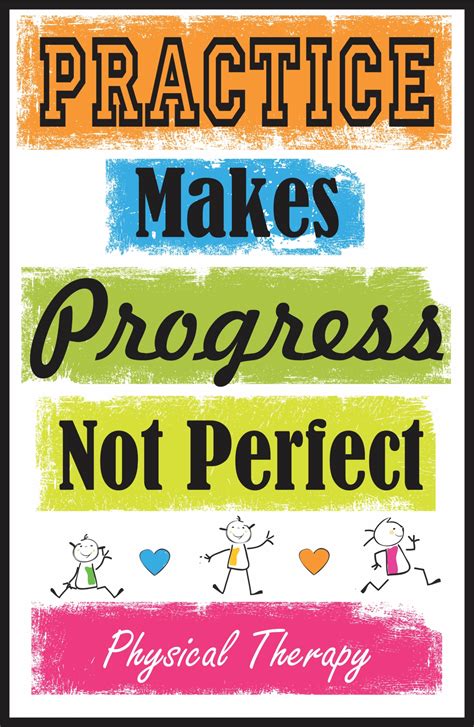 Practice Makes Progress Not Perfect - Your Therapy Source