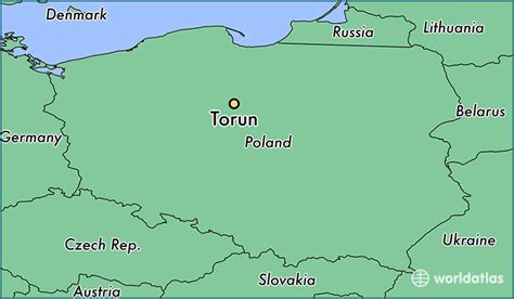 Where is Torun, Poland? / Torun, Kujawsko-Pomorskie Map - WorldAtlas.com