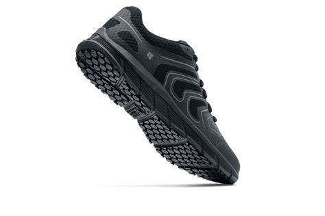 Stride: Men's Black Slip-Resistant Athletic Work Shoes | Shoes For Crews