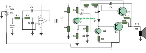 Subwoofer Amplifier Circuit - High Power