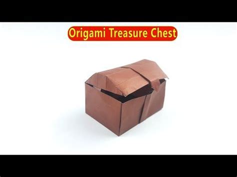 Origami Pirate Treasure Chest - Easy Paper Crafts | Pirate treasure chest, Easy paper crafts ...