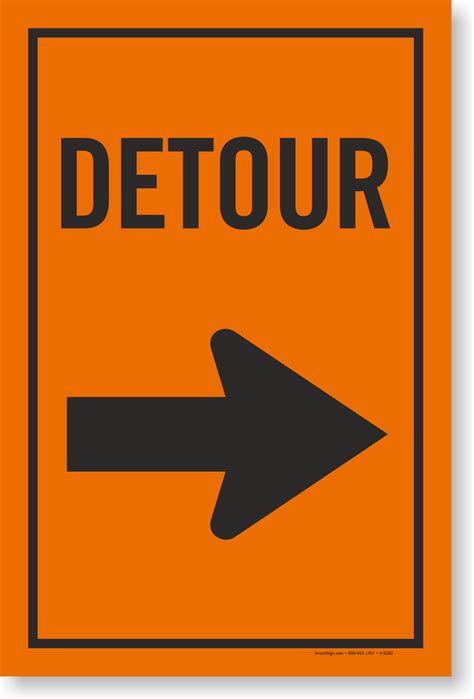 Detour Signs | Detour Ahead Signs