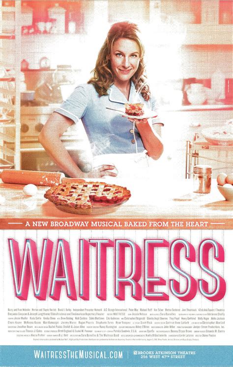 WAITRESS ~2016 OBC~Broadway Sara Bareilles Poster~ Jessie Mueller ...