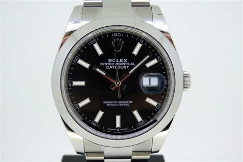 Rolex Datejust 41 Black Dial