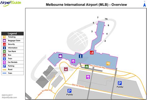 Melbourne Fl Airport Map | Draw A Topographic Map