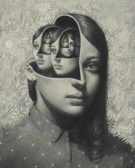 Graphite Portraits Distort and Intertwine Subjects to Visualize ...