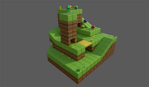 ArtStation - Environment: Captain Toad - Level