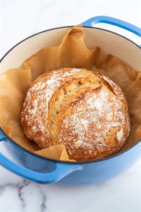 No Knead Dutch Oven Bread Recipe | Girl Versus Dough