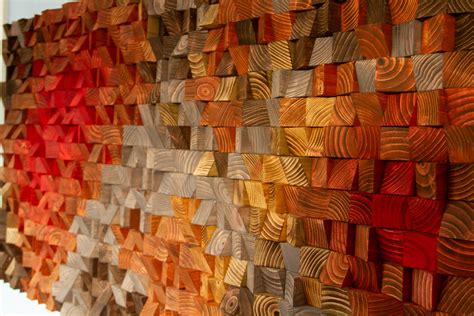 Rustic Wood wall Art - reclaimed wood art - 3D wall art decor - Factory ...