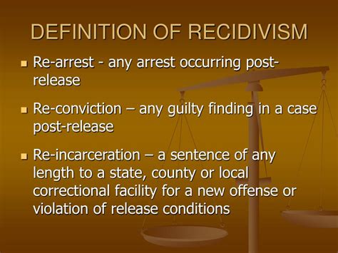 PPT - RECIDIVISM STUDY PROPOSAL PowerPoint Presentation, free download ...