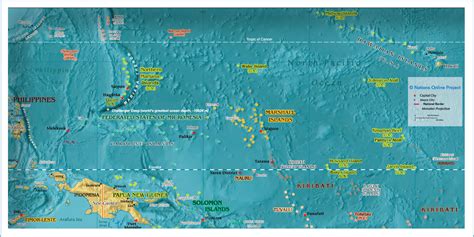 Political Map of Micronesia (1600 px) - Nations Online Project