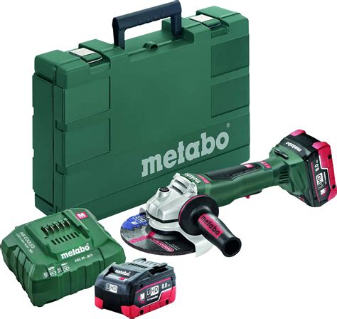 Metabo 18V 6" Angle Grinder 6.2Ah Kit - 613076640 - Amazon.com