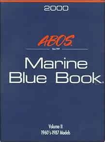 Abos Marine Blue Book 1969-1987: 2000 Edition (ABOS MARINE BLUE BOOK ...