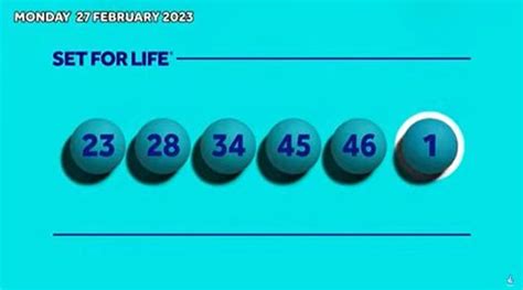 Set For Life results LIVE: Winning National Lottery numbers for Monday ...