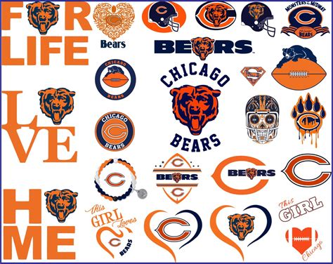 Chicago Bears Svg, NFL svg, Football Svg Files, T-shirt design, Cut files, Print Files, Vector ...