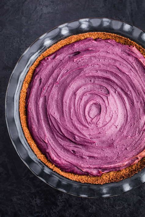 Purple Sweet Potato Pie ~ Ginger Snap Crust ~ Pecan Streusel - Waves in ...
