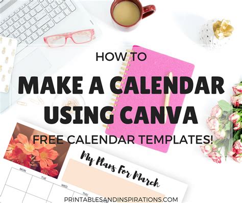 How To Make A Calendar Or Planner Using Canva - Printables and Inspirations