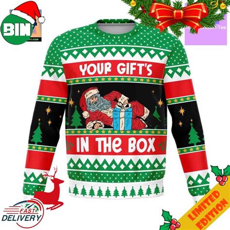 Your In The Box Naughty Meme 2023 Design 3D Ugly Christmas Sweater ...