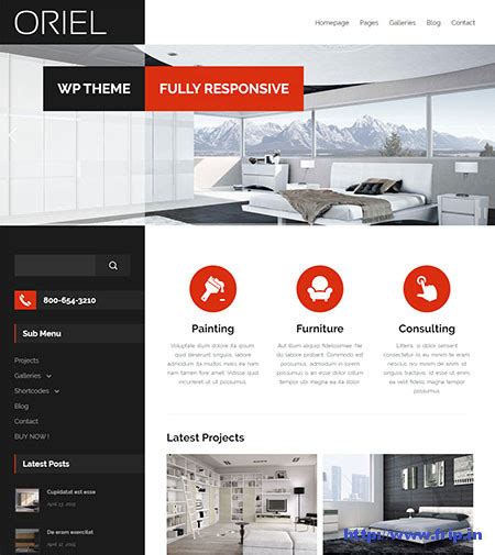 25 Best Interior Design WordPress Themes 2021 | Frip.in