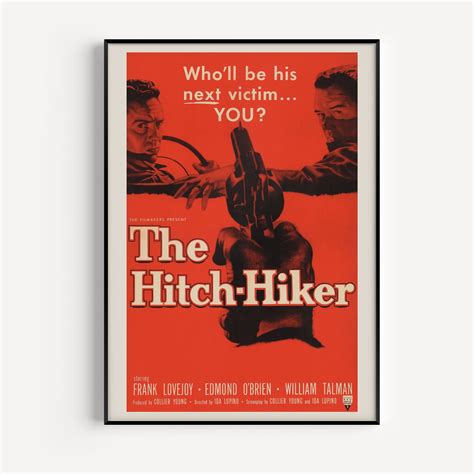 THE HITCH-HIKER Movie Poster Classic Movie Poster Retro - Etsy Canada