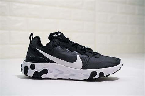 2018 Nike React Element 55 Black/White BQ2718-700