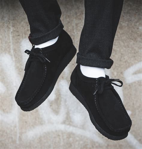 Clarks Wallabee Low Suede Black : Sale Price: $79.99 (Retail $140 ...