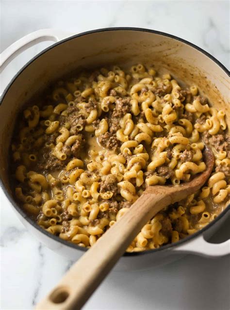 Cheeseburger Macaroni - The Healthy Epicurean