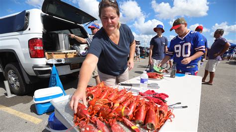 Buffalo Bills fans tailgate on home season opener