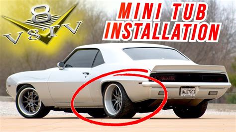 Mustang and Camaro Mini Tub Install Tips at V8 Speed and Resto Shop V8TV Video