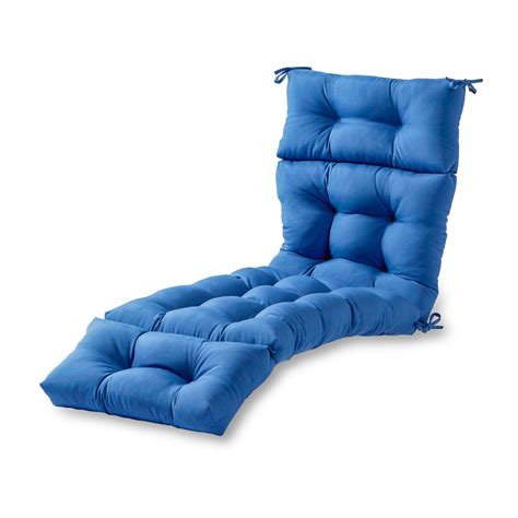 Greendale Home Fashions Marine Blue 72 x 22 in. Outdoor Chaise Lounge ...