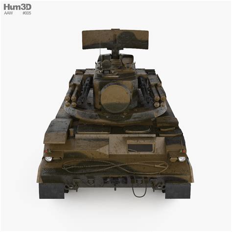 2K22 Tunguska 3D model - Military on Hum3D