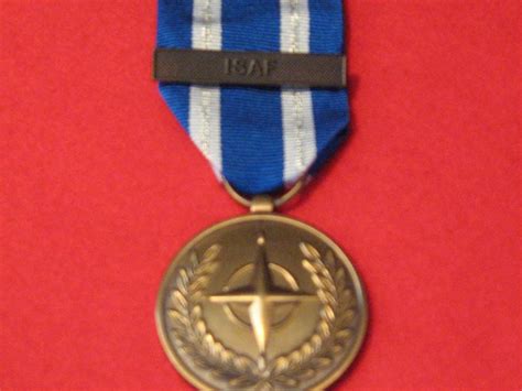 FULL SIZE NATO ISAF MEDAL WITH ISAF CLASP - Hill Military Medals