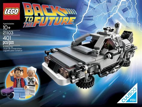 Back To The Future DeLorean Lego CUUSOO Box - LegoGenre