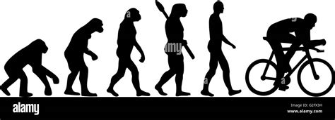 Bike Cycling Evolution Stock Photo - Alamy