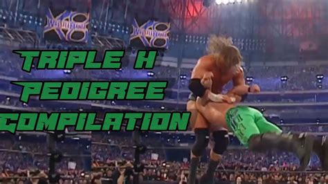 GREATEST Triple H Pedigree Compilation - YouTube