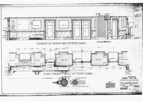 Floor Plans 4 North Philadelphia Railroad Train Station, Philadelphia Pennsylvania