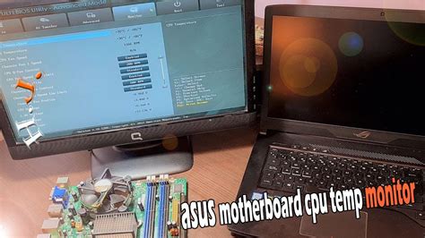 Asus motherboard CPU temperature monitor, how to reduce!! - YouTube