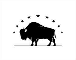 American Buffalo Silhouette