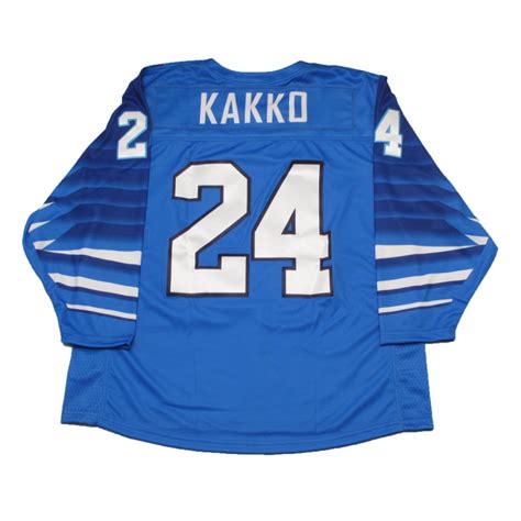 Team Finland Kaapo Kakko PRO Hockey Jersey Dark