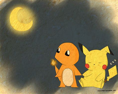 Charmander and Pikachu by MuSiCxLoVe13 on DeviantArt