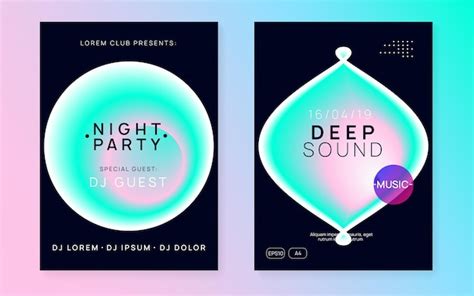 Premium Vector | House Fest Electro And Exhibition Concept Bright ...