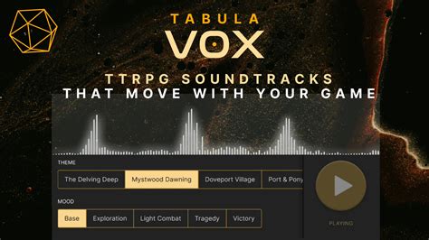 New TTRPG Music Tool is the Foil to Complex Soundboards | EN World ...